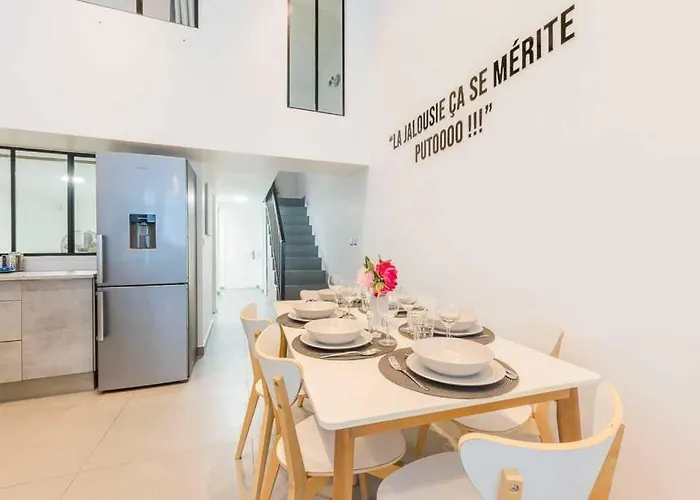 Splendid Loft - 3br-10p - Nation Párizs